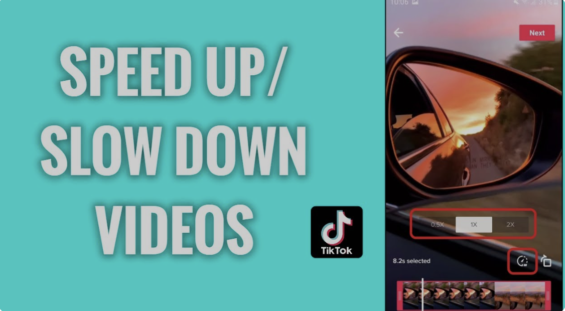 How to Speed up Video on Tiktok