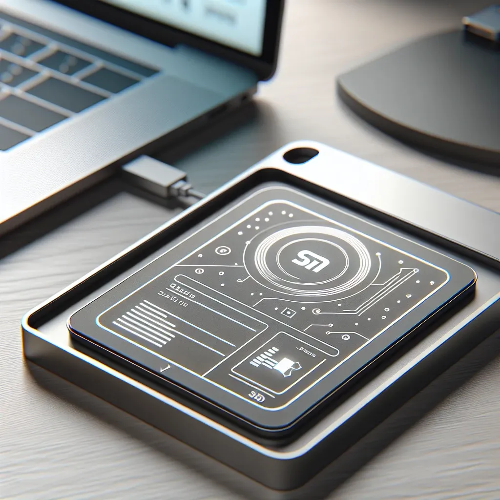 Why are some external SSDs equipped with e-ink displays for labeling?